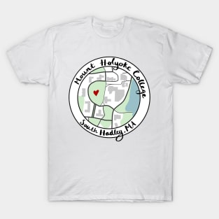 Mount Holyoke Map T-Shirt